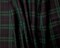 Navy-Green-Multi Poly-Wool Japanese Plaid Twill Suiting Woven Fabric By the Yard